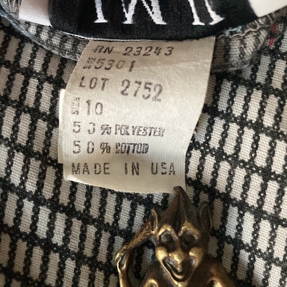 Vintage 80s/90s plaid midi sundress. - Picture 7 of 7